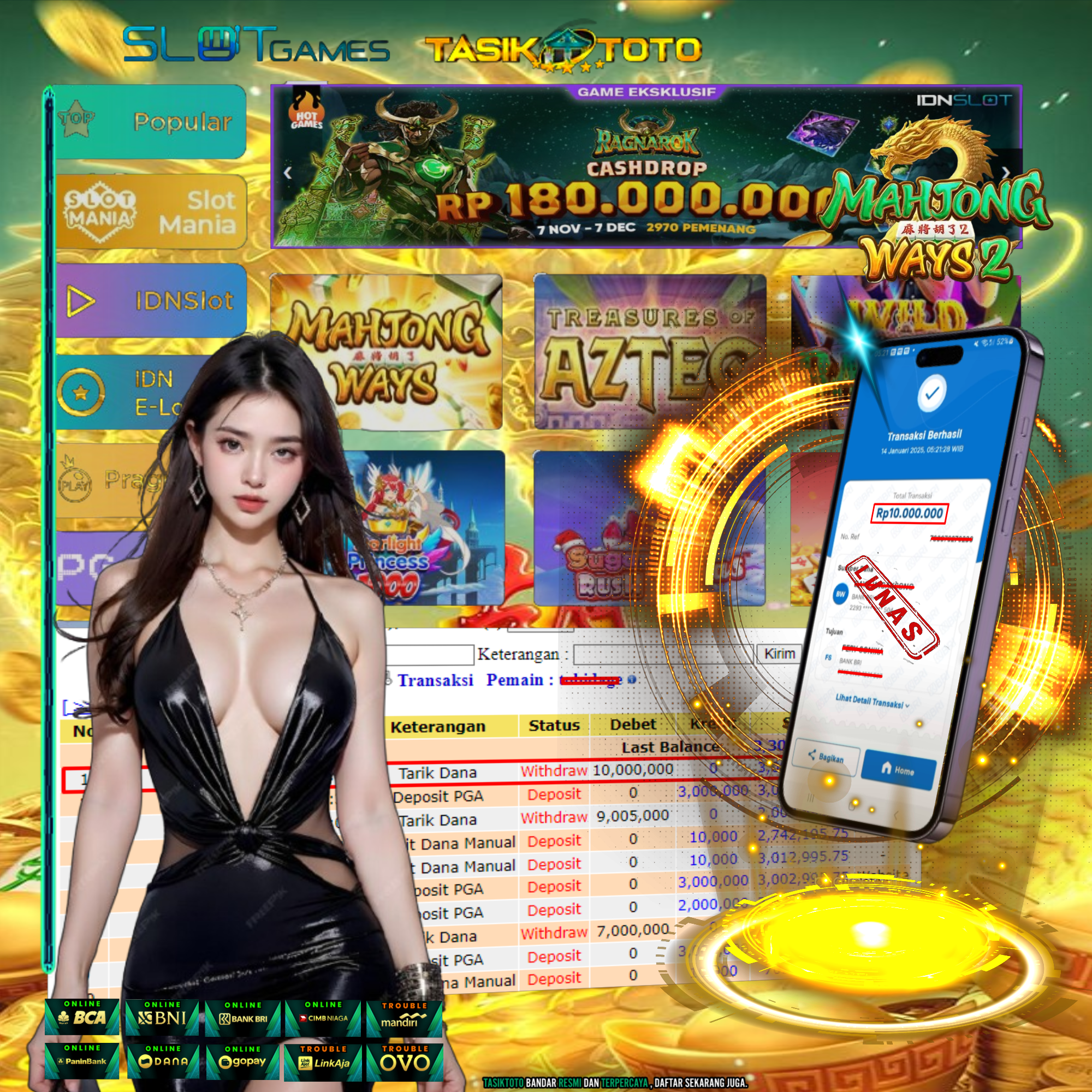 BUKTI JP TASIKTOTO – 15 JANUARI 2025