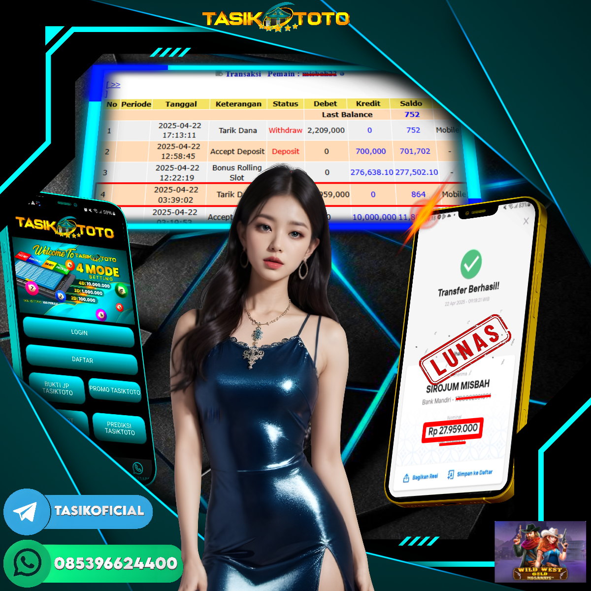 BUKTI JP TASIKTOTO – 23 APRIL 2025