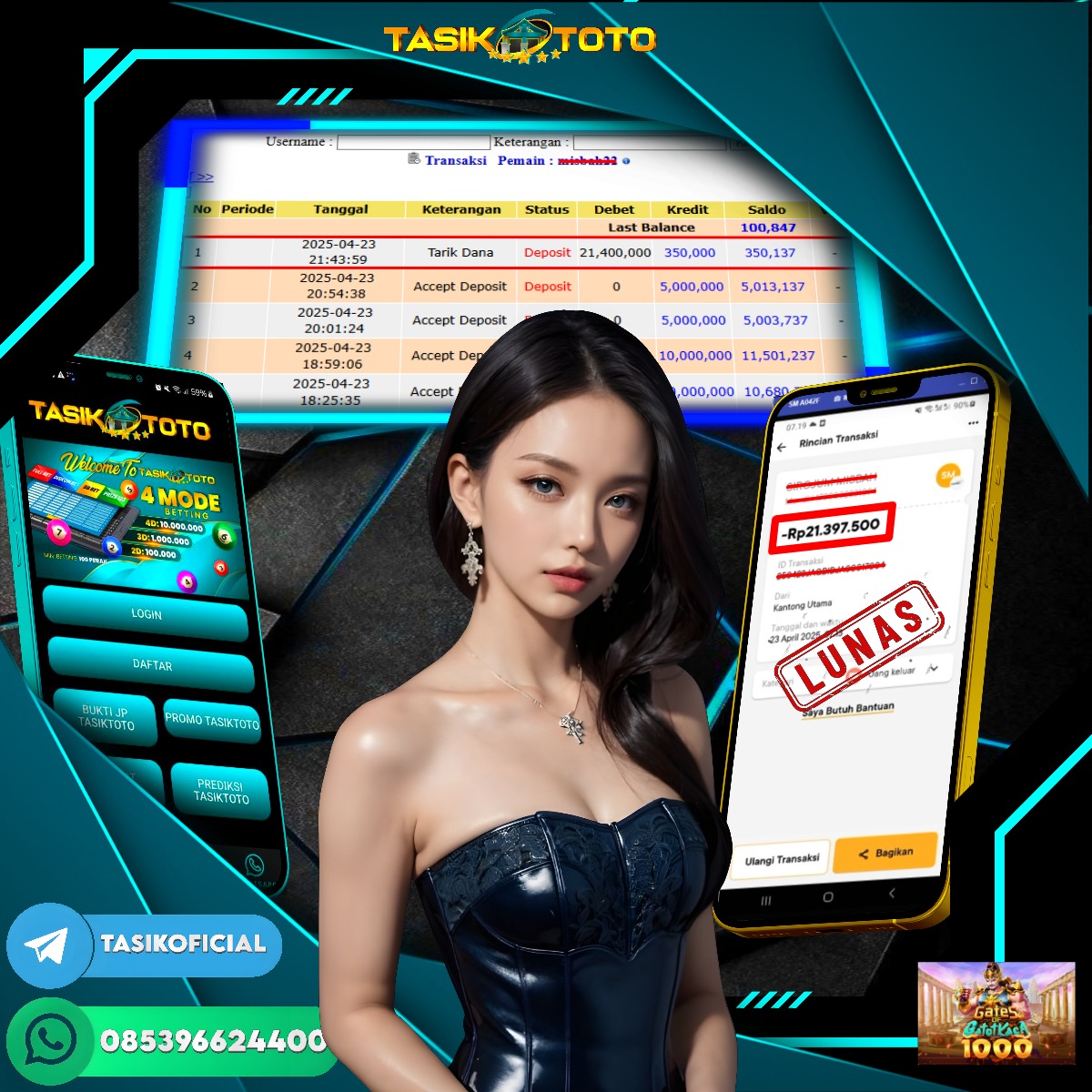 BUKTI JP TASIKTOTO – 24 APRIL 2025