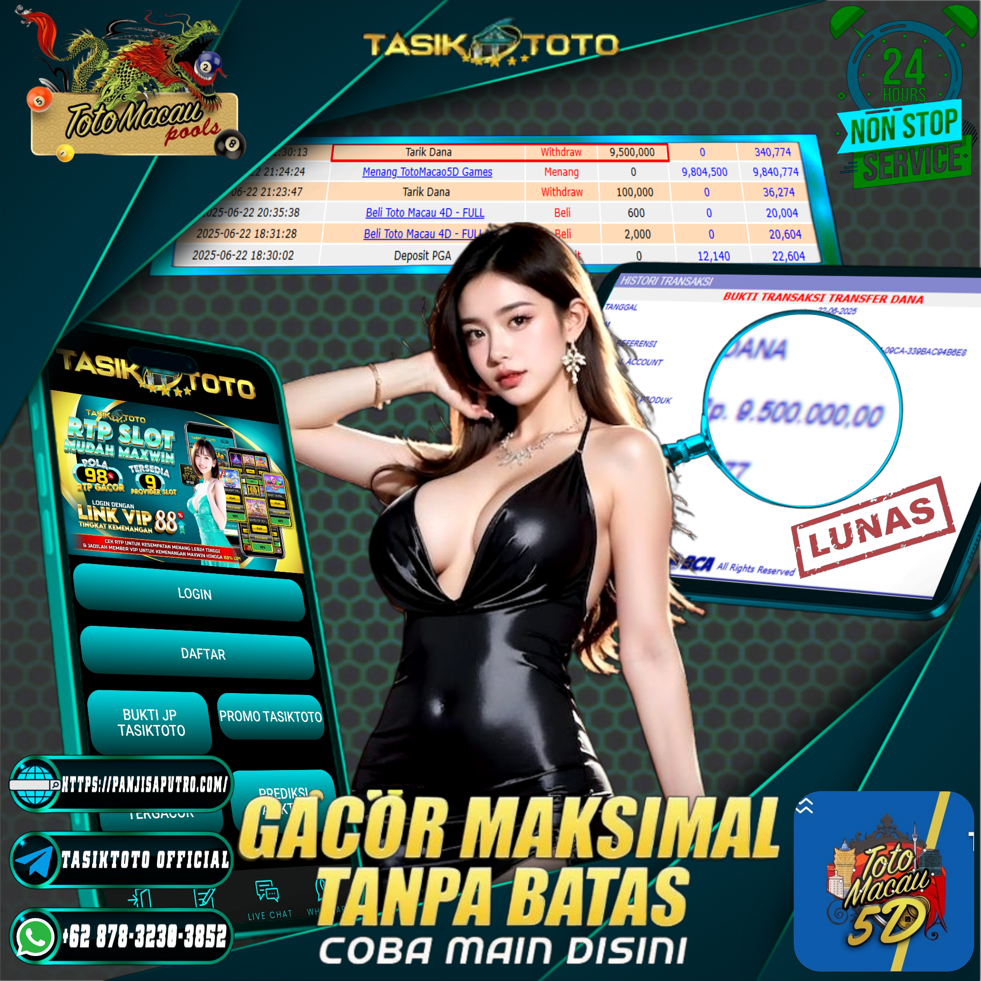 BUKTI JP TASIKTOTO – 22 JUNI 2025