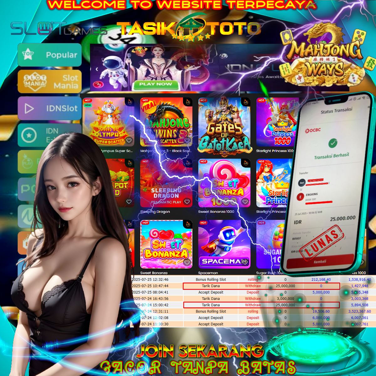 BUKTI JP TASIKTOTO – 25 JULI 2025