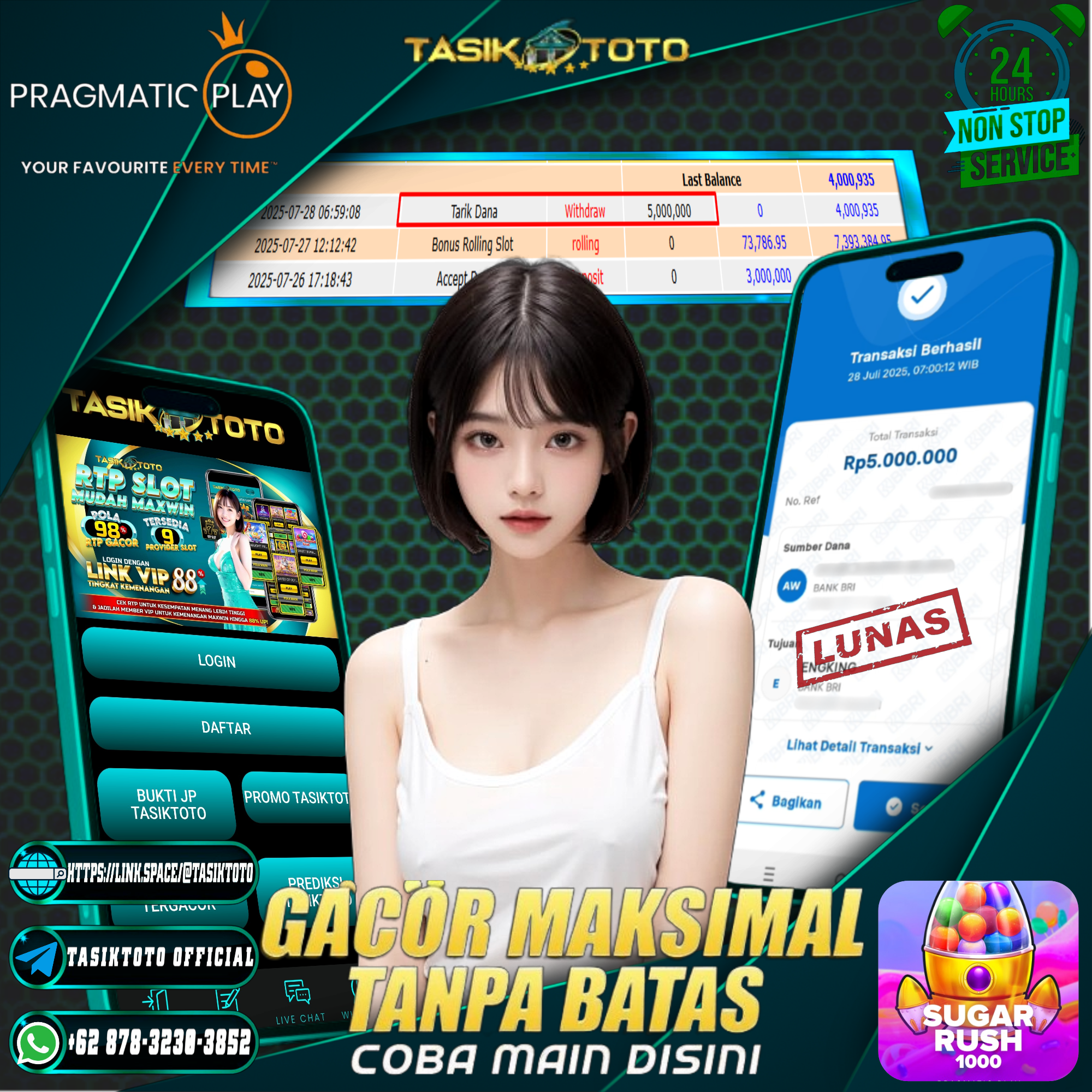 BUKTI JP TASIKTOTO – 28 JULI 2025