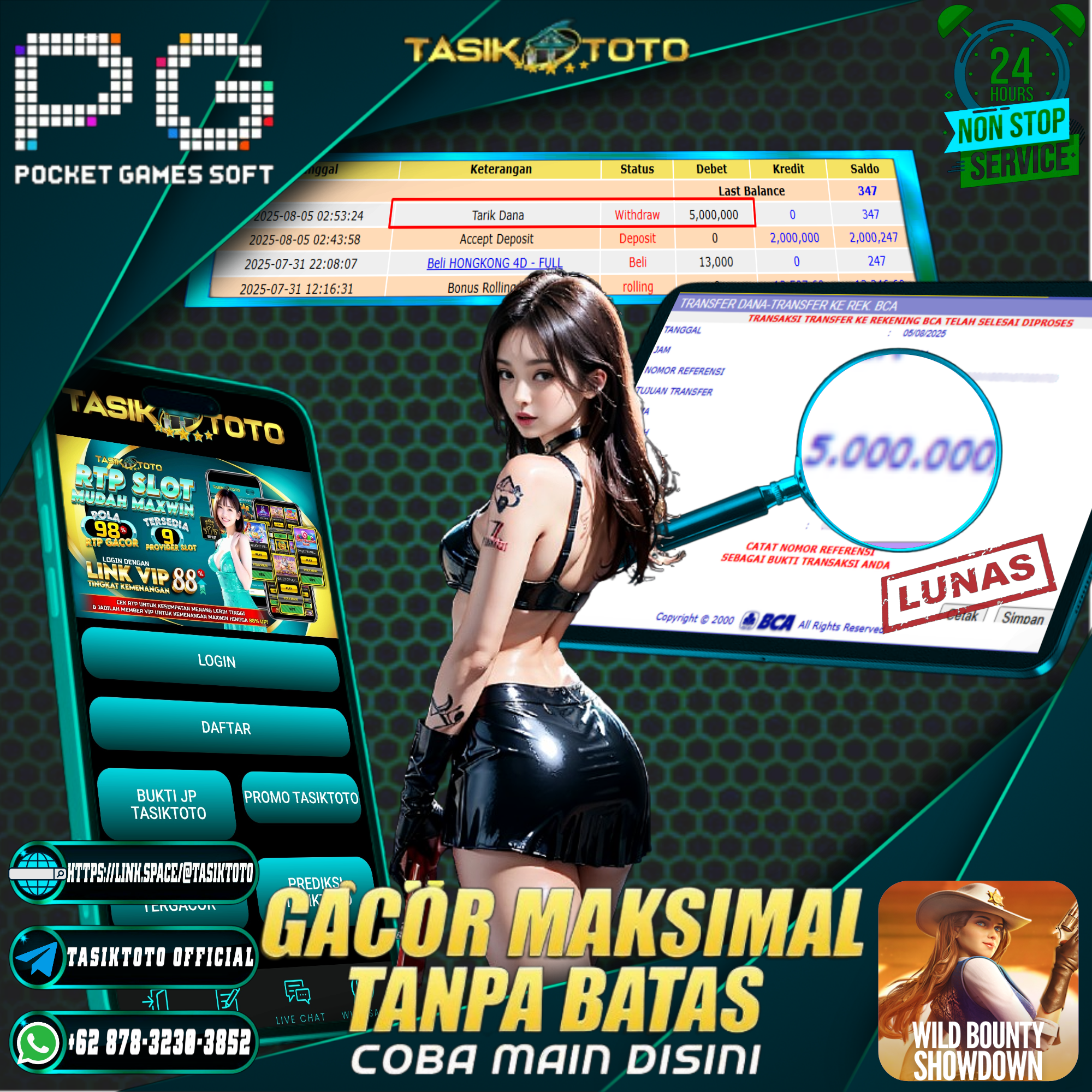 BUKTI JP TASIKTOTO – 5 AGUSTUS 2025