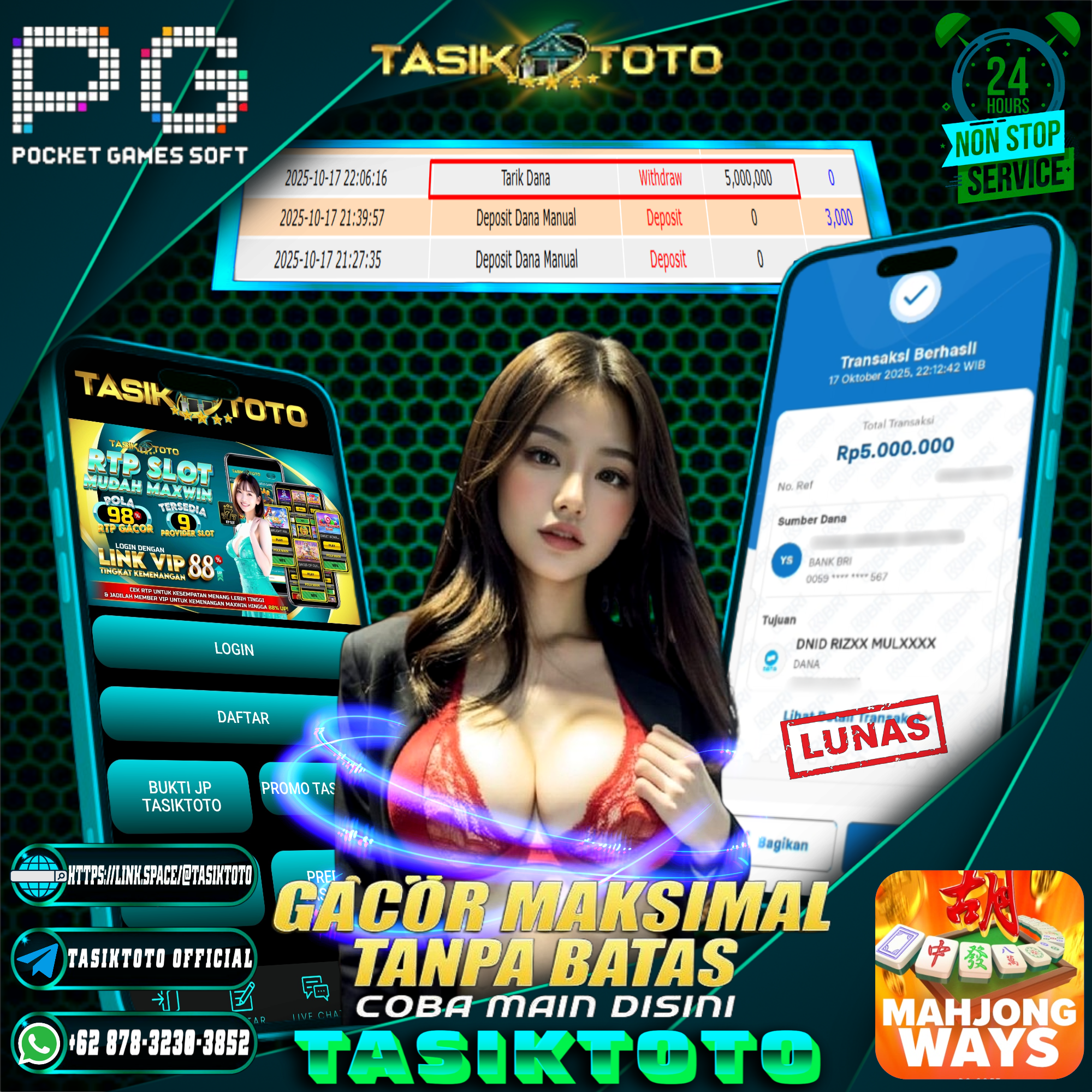 BUKTI JP TASIKTOTO – 17 OKTOBER 2025