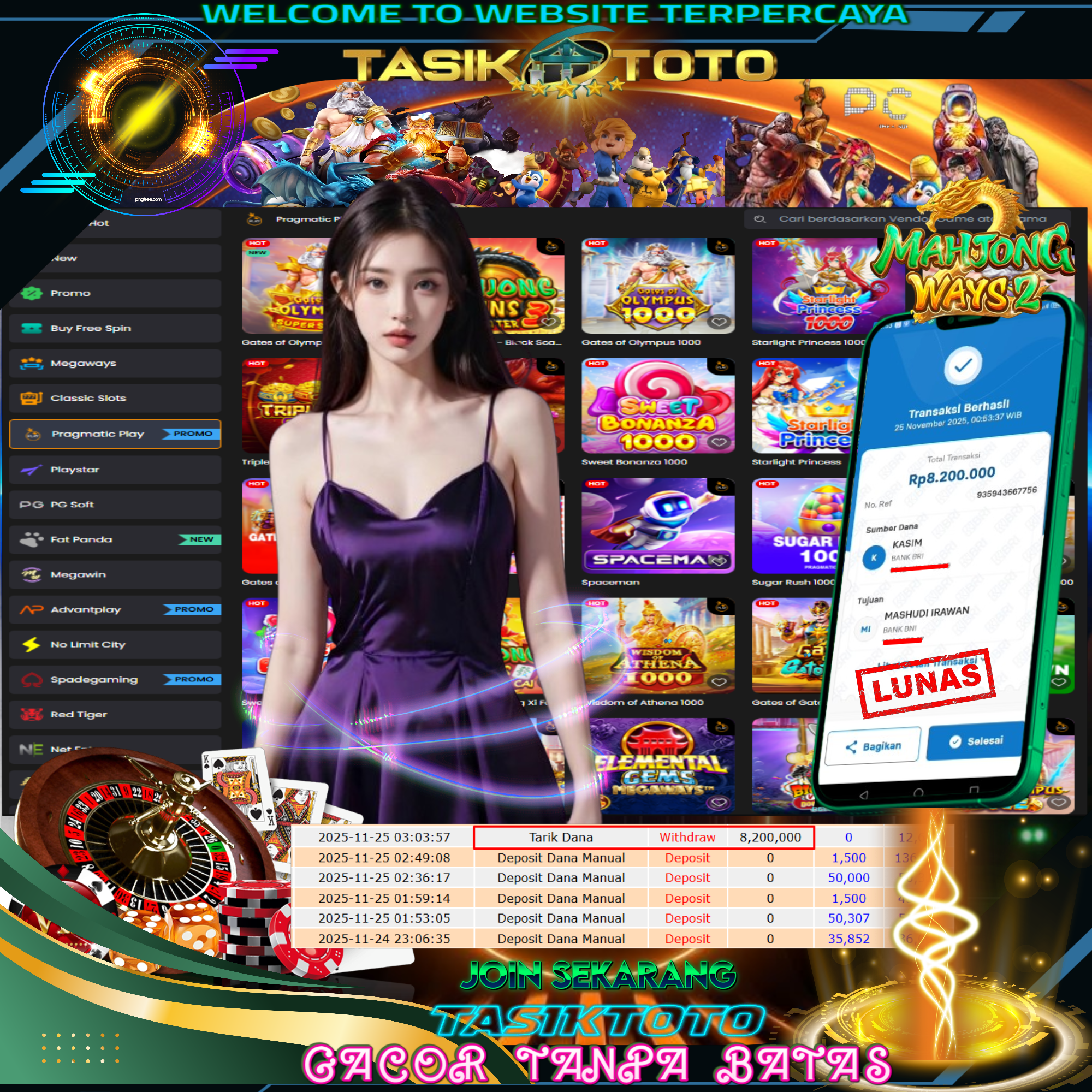 BUKTI JP TASIKTOTO – 25 NOVEMBER 2025