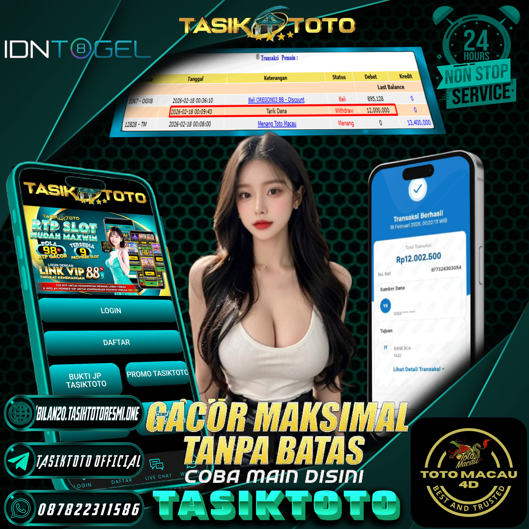 BUKTI JP TASIKTOTO – 18 FEBRUARI 2026